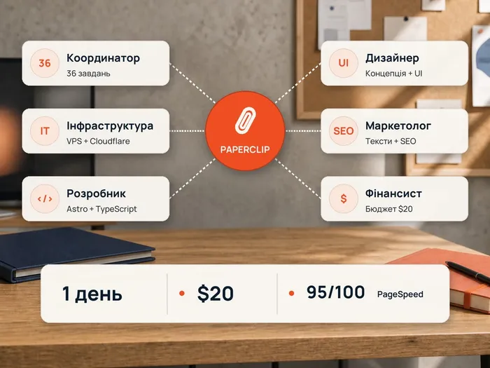 Я найняв команду з шести спеціалістів. Жоден з них не людина.