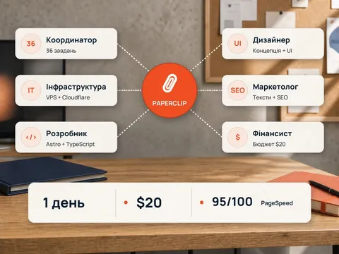Я найняв команду з шести спеціалістів. Жоден з них не людина.