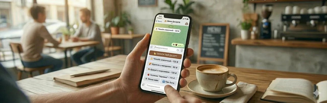 Telegram-бот для бізнесу — приклад замовлення